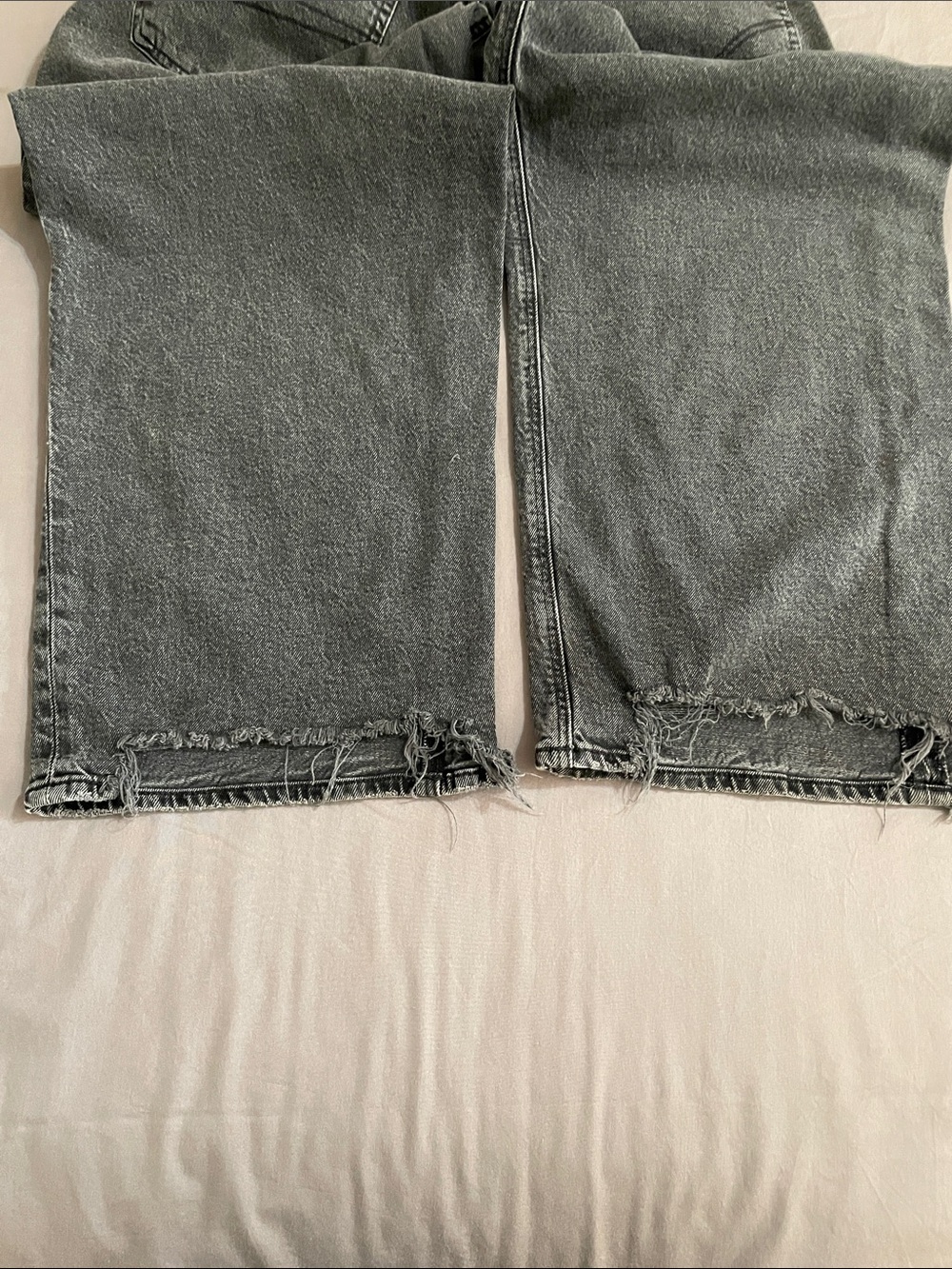 High-Waist Black Gray Women’s Jeans - Picture 4 of 8